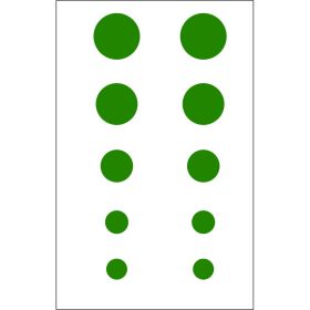 Gunstar Colossal Dots Set Green