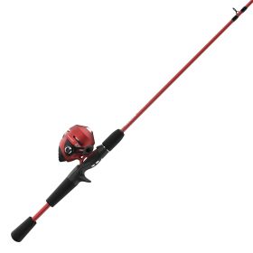 Zebco Slingshot Open Stock Spinning Combo Red 6ft 2pc ML