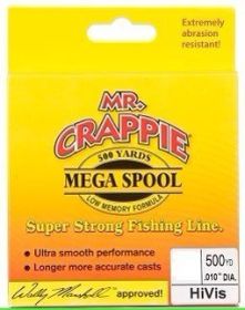 Lews Mr Crappie Mono Line 500yd 4lb HiVis