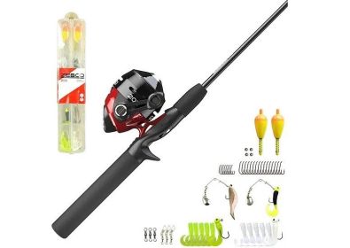 Zebco Tackle Wallet 202 Spincast Combo 5ft6in 2pc ML