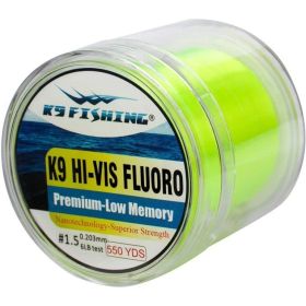 K9 Fluoro Line HiViz Yellow 550yd 4lb