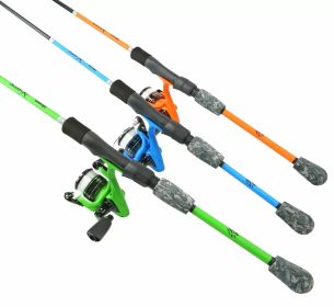 Okuma X-Otic 6'ML Spinning Combo w/20-Size Reel: Electric Blue