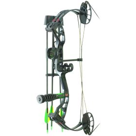 PSE Mini Burner RTS Package Black 16-26.5 in. 4-40 lbs. LH