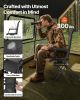 Hunting Chair 360Â° Swivel Silent Foldable Blind Chair with Armrests Steel Frame
